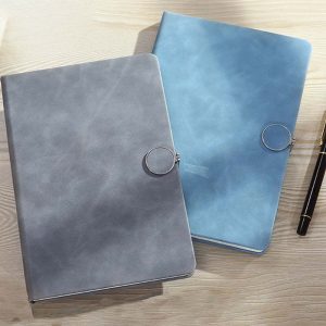 Simple notebook with buckle