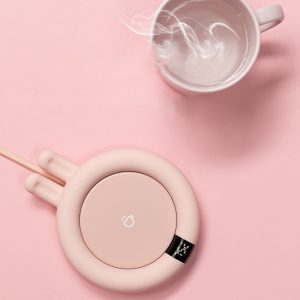 Creative silicone thermostatic heating coaster