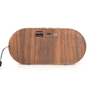 Wood grain retro bluetooth speaker