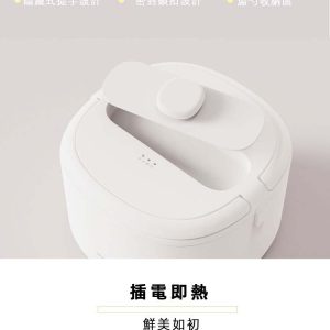Portable heated lunch box