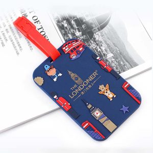 Silicone cartoon luggage tags