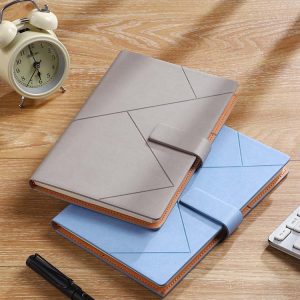 PU crimping buckle notebook