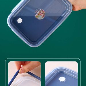 Silicone layered bento lunch box