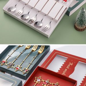 Christmas pendant coffee stirrer