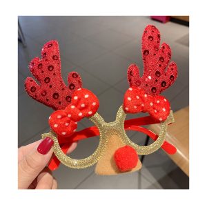 Christmas styling party glasses