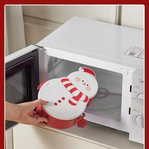 Santa-shaped lunch box