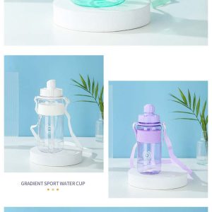 Sport large-capacity accompanying water bottle