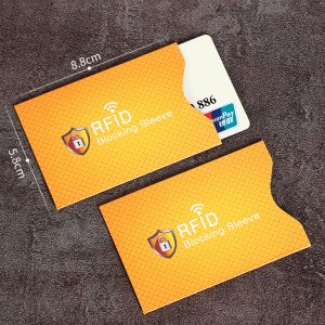 Coated RFID anti-theft card holder