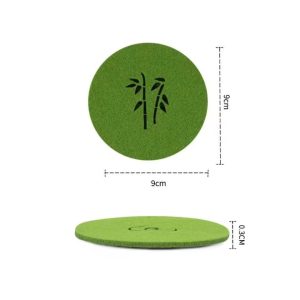 Felt absorbent coasters
