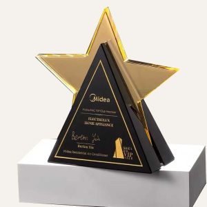Creative Crystal Pentagram Star Trophy