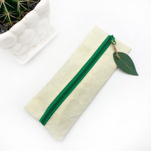 Vintage cotton and linen student stationery set