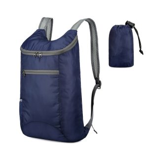 Portable foldable backpack