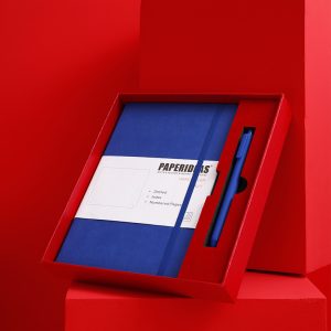 A5 elastic band color business notepad set