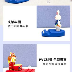 Self-shaped PVC mobile phone holder