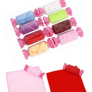 Candy striped towels