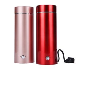 Portable travel electric thermos mug