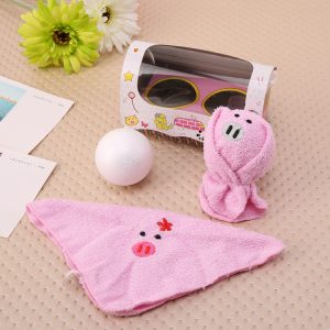 Cute animal-shaped towels