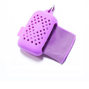 Silicone cover for sports towels