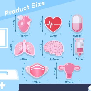 Medical-themed note paper combinations