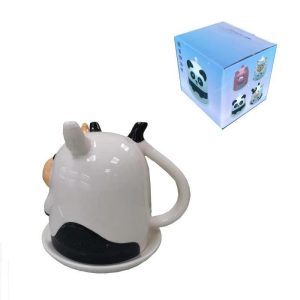 Creative animal-shaped ceramic mug