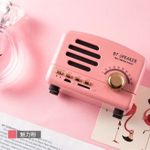 Retro mini bluetooth small speaker