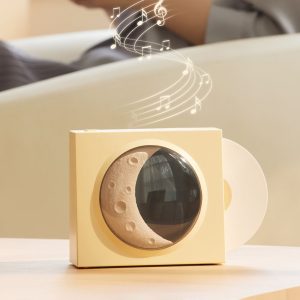 Moon-catching clock bluetooth speaker