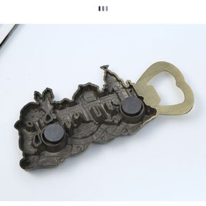 Metal magnet fridge magnet