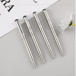 Turn the metal pen
