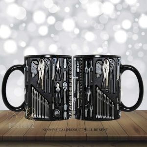 Creative toolbox shaped ceramic mug