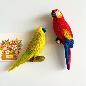 Creative parrot magnet stickers