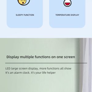 Mirror clock bluetooth speaker