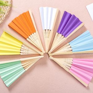 Children painting fans