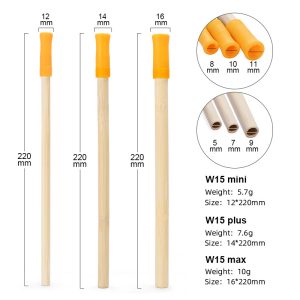 Biodegradable creative bamboo drinking tube