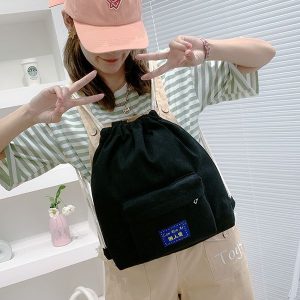 Lightweight drawstring backpack