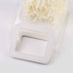 Transparent tote shopping bag