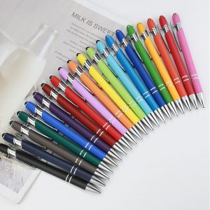 Aluminum rod metal touch screen advertising pen
