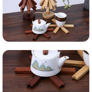 Creative tree-shaped insulated coasters