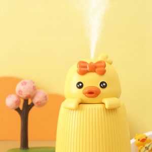 Cute cartoon little yellow duck spray humidifier