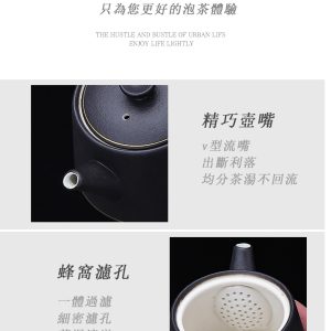 High-grade ceramic tea set gift box set