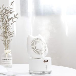 Cat-shaped humidifier fan