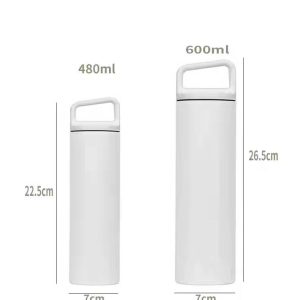 Portable stainless steel accompanying thermos mug