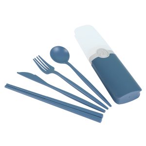 Eco-friendly wheat straw portable tableware