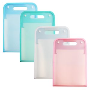 Large-capacity vertical portable folder
