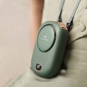 Digital display silent halterneck fan