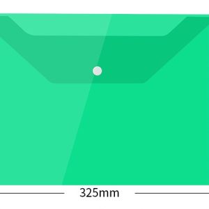 Colorful transparent A4 document bag