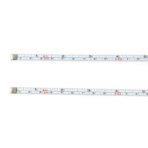 Square 2 meter small steel ruler with key chain