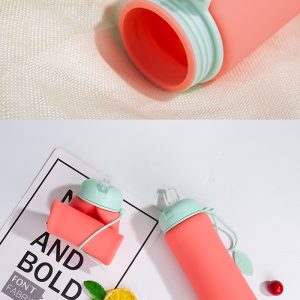 Outdoor foldable sports water bottle