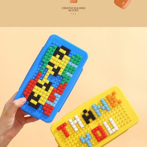 Creative brick-shaped portable lunch box
