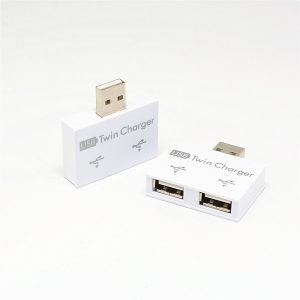 Portable dual-port USB extender