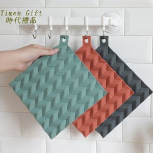 Square silicone insulated coaster